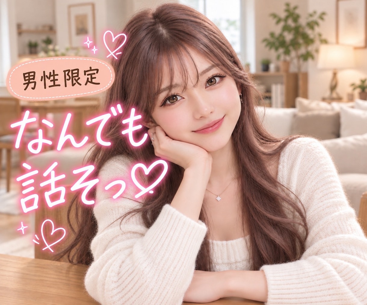 男性限定♡あなたの本音や甘えを優しく受け止めます ☘️NGなし☘️安心して本音や甘えを優しく受け止めます イメージ1