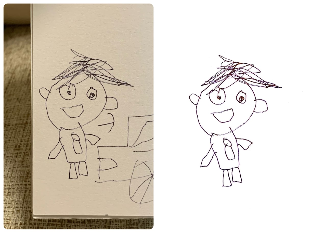 お子様の落書き デジタル化します デジタル化5枚での価格になります！ イメージ2