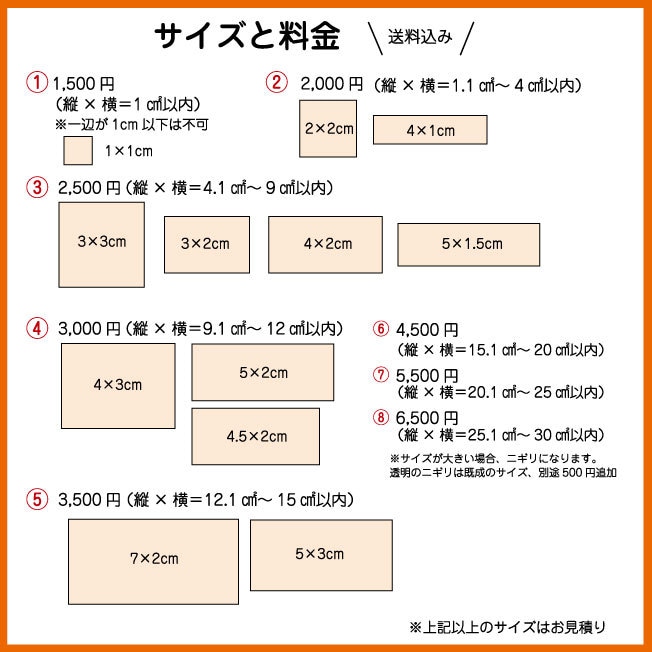 データや手書きイラストからオリジナルゴム印作ります カラーデータOK！送料込！サイズ調整無料！無料データ診断有り イメージ2