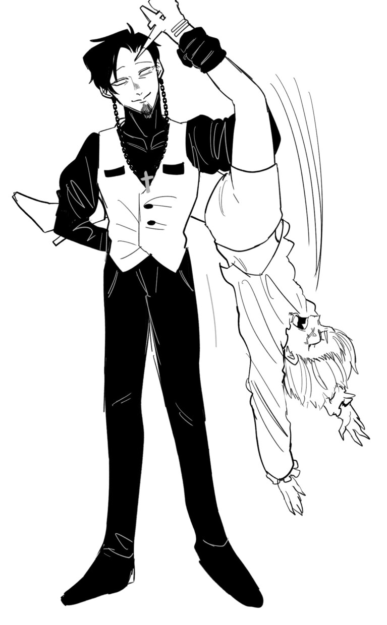似顔絵やSNSアイコンをポップにダークに描きます かわいい×ちょいクセ。唯一無二のデフォルメイラスト描きます イメージ7