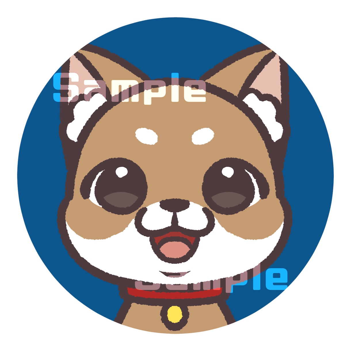かわいい動物アイコン作成します ペットやお好きな動物でポップなSNSアイコン★商用利用可◎ イメージ4