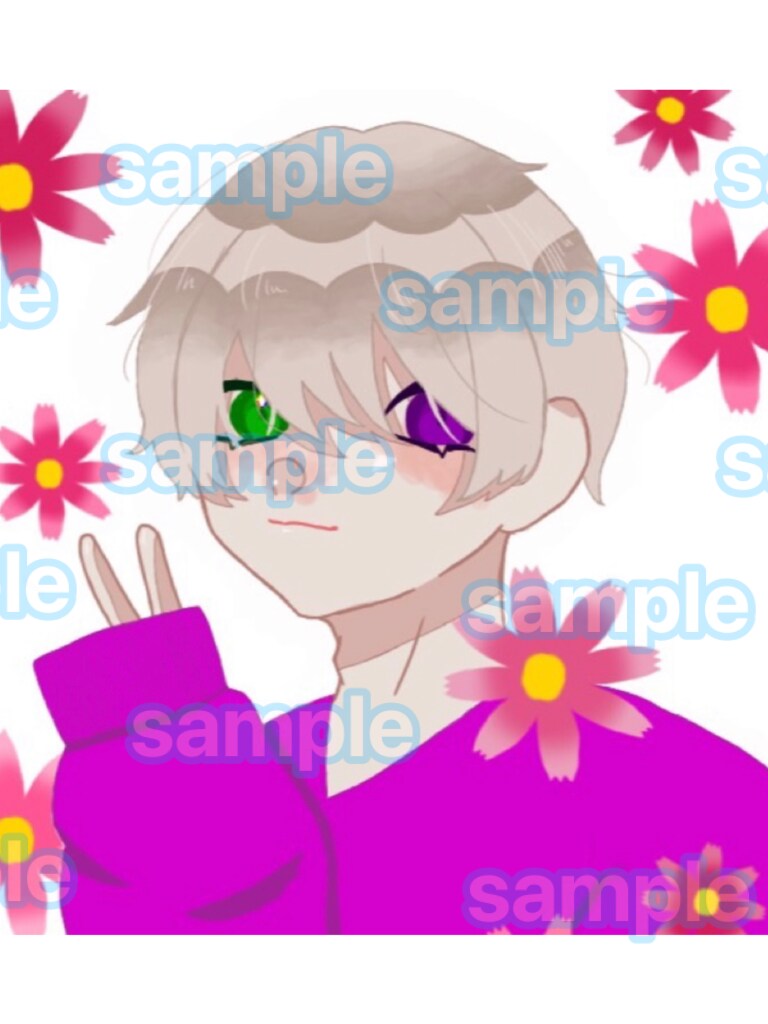 Vイラスト、アイコンなど受け付けます Vイラストを1からの場合2000円ほど値上げします イメージ1