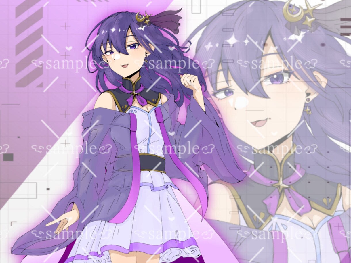 立ち絵を描きます 早い、安価、丁寧をモットーに立ち絵を描かせて頂きます! イメージ3