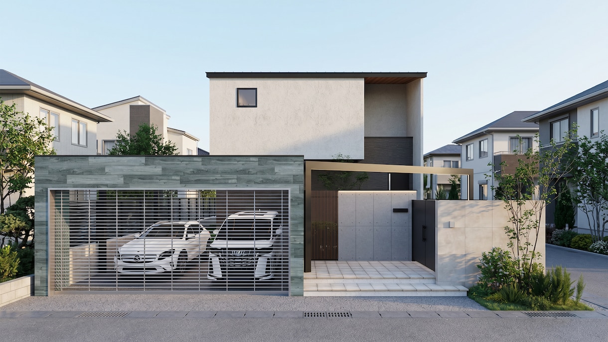 住宅・店舗のフォトリアルな外観パースを制作します 外観CGパース330件超|チーム制・4K・5日納品 イメージ5