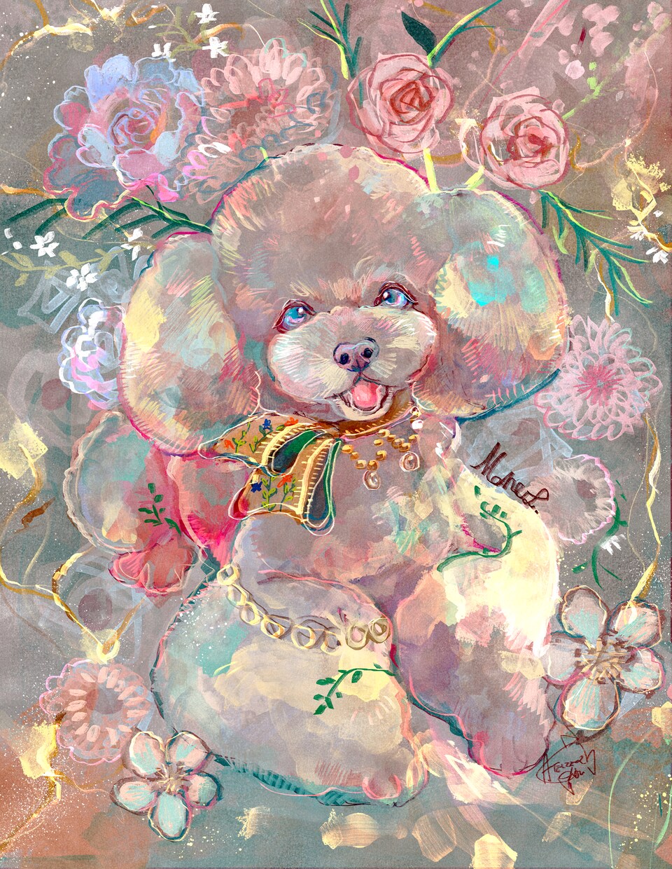 犬、猫、動物なんでもイラスト描きます /今そこに居る子の空気感/確かにそこに居た子の笑顔をお届け イメージ4