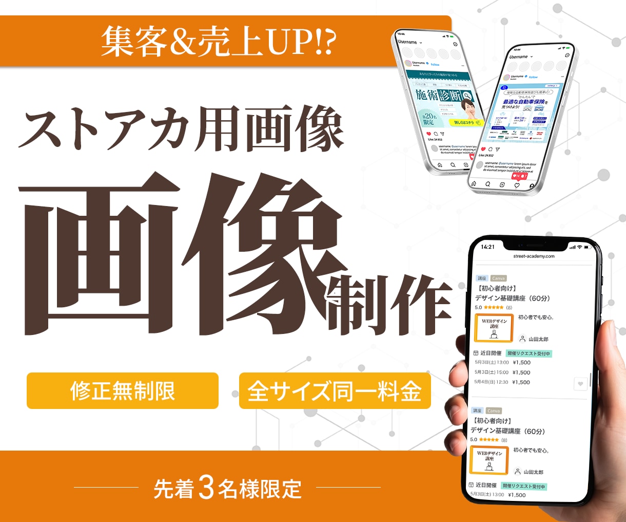 ストアカ出品画像を制作いたします サービスの良さが伝わる出品画像を作成します イメージ1