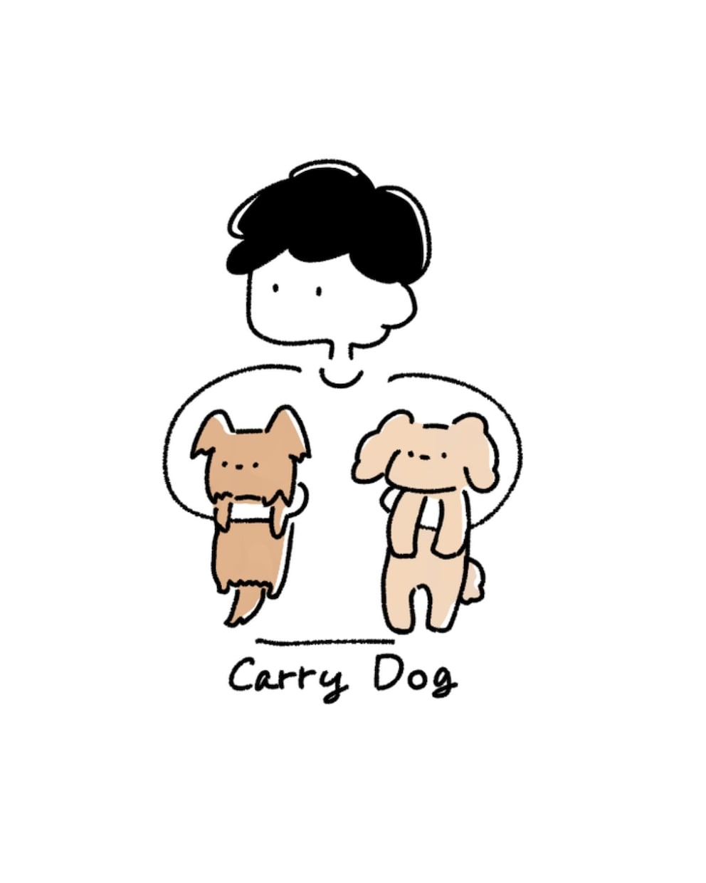 3000円でシンプルおしゃれなイラスト作成します あなたの「好きな瞬間」イラストにします。 イメージ1