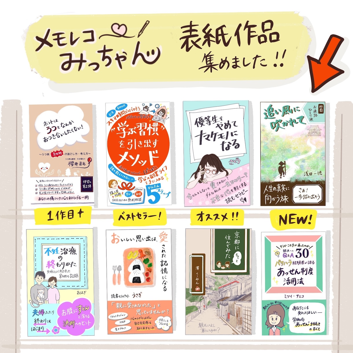 修正無制限★目を惹く！【手書きの表紙】作ります あなたの書いた大切な本の表紙。心込めて作成します。 イメージ2