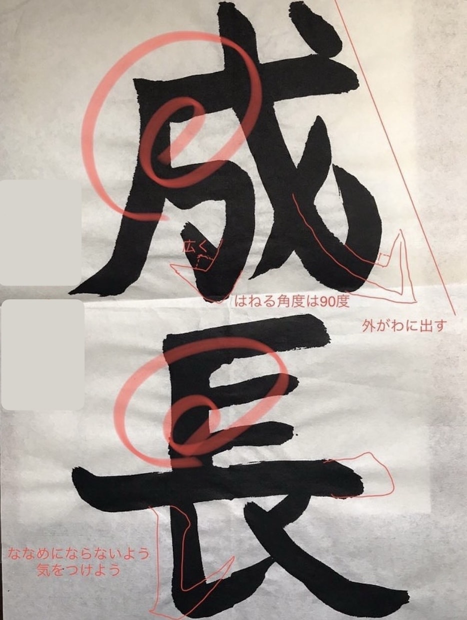 夏休みの書道宿題サポートします プロが丁寧に添削｜自宅で完成まで導きます イメージ1