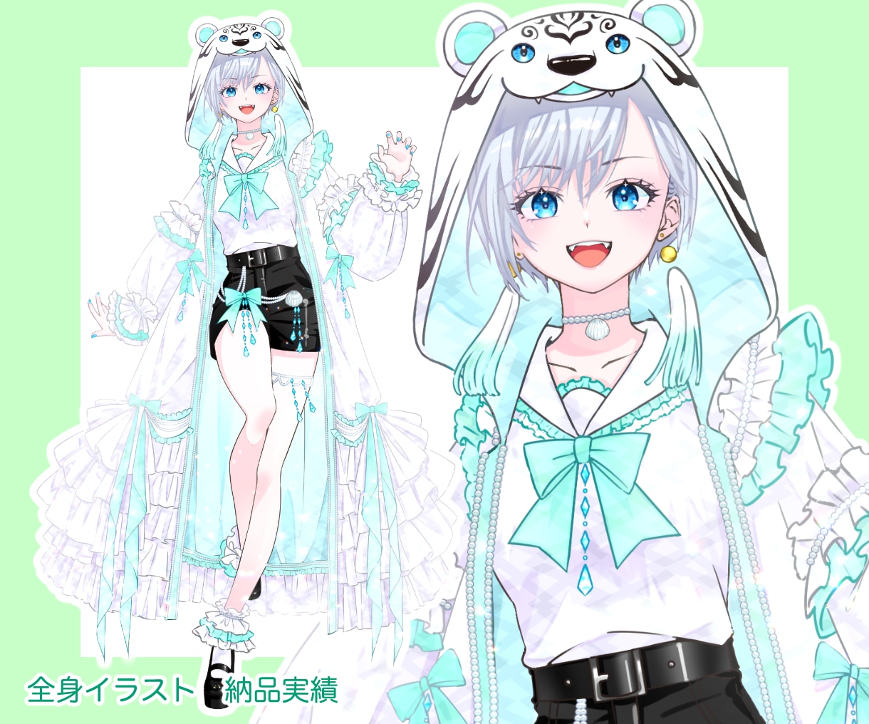立ち絵キャラクターイラスト描きます Vtuber様、IRIAM、TRPGなどで使える立ち絵！ イメージ12