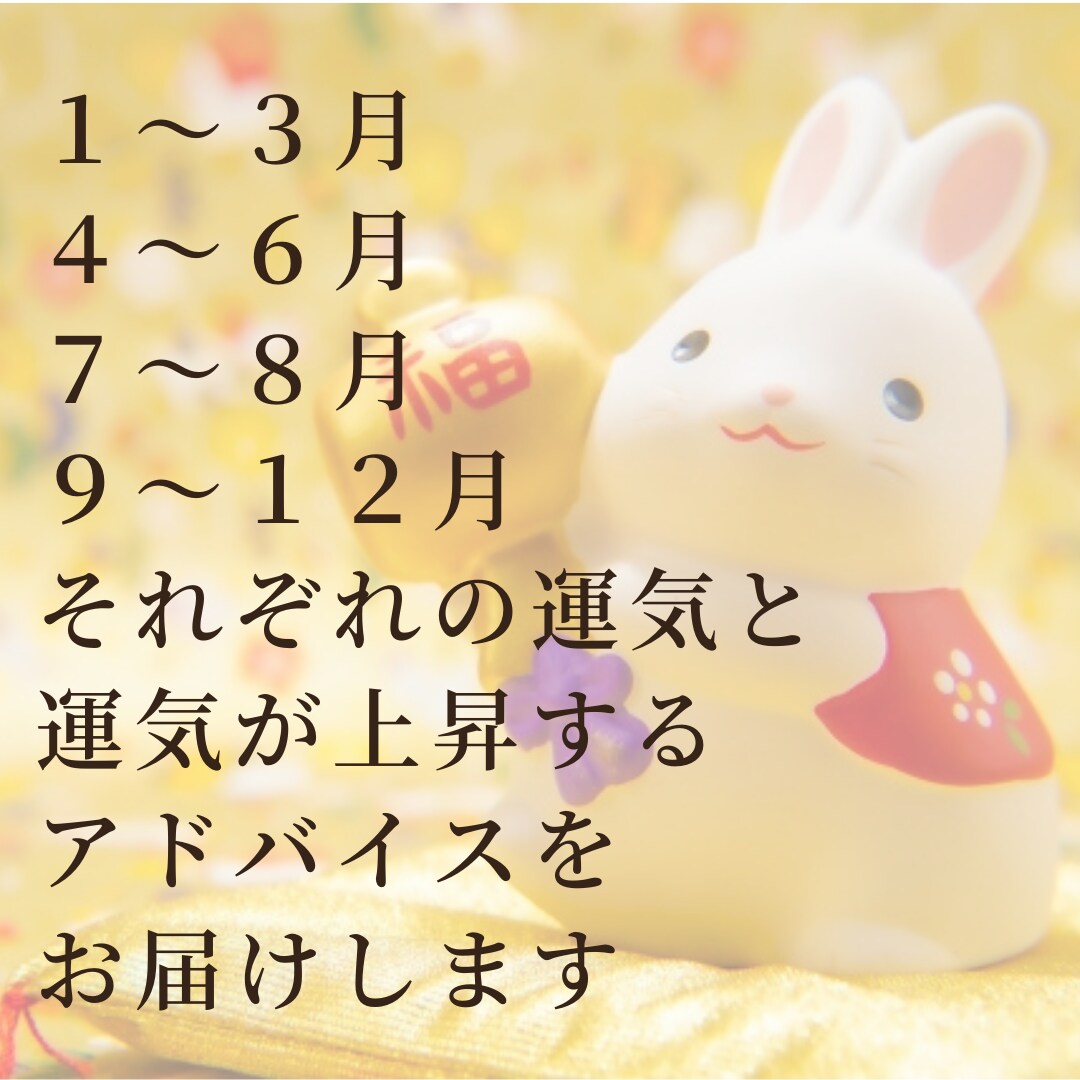 お正月限定！2023年開運占います 2023年運気上昇の波に乗りましょう イメージ3