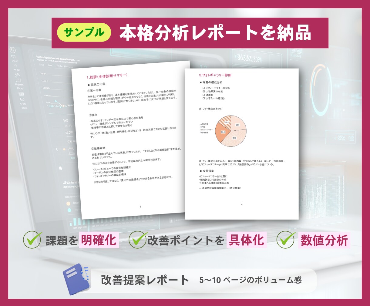 美容業に従事する3名がホットペッパー改善診断します 先着10組 5,000円 | レビュー掲載いただける方限定 イメージ3