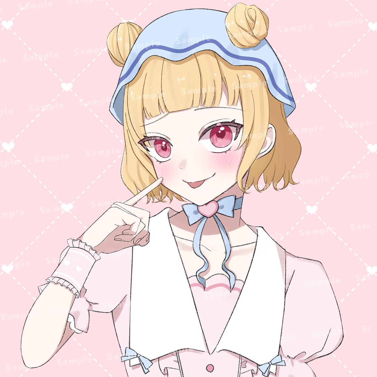 SNS映え◎清楚な大人可愛いイラスト♡描きます アイコンやYouTubeのサムネなどにもご利用頂けます！ イメージ4