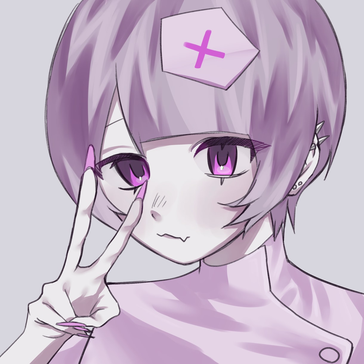 アイコン用イラスト描きます 可愛い女の子男の子のイラストを描きます イメージ1