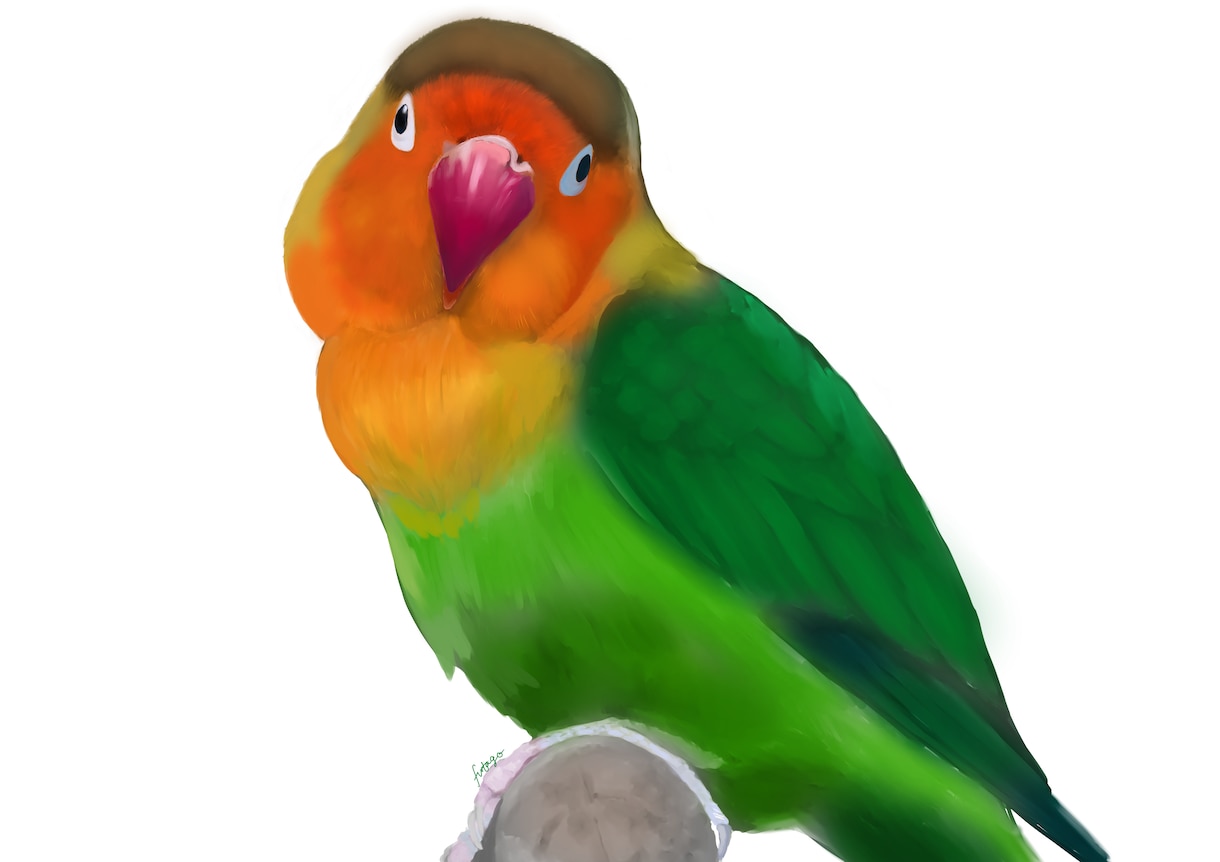 とても美麗！写真レベルのうちの子の似顔絵かきます ペット専門イラストレーターが丹精込めて描かせていだたきます！ イメージ1