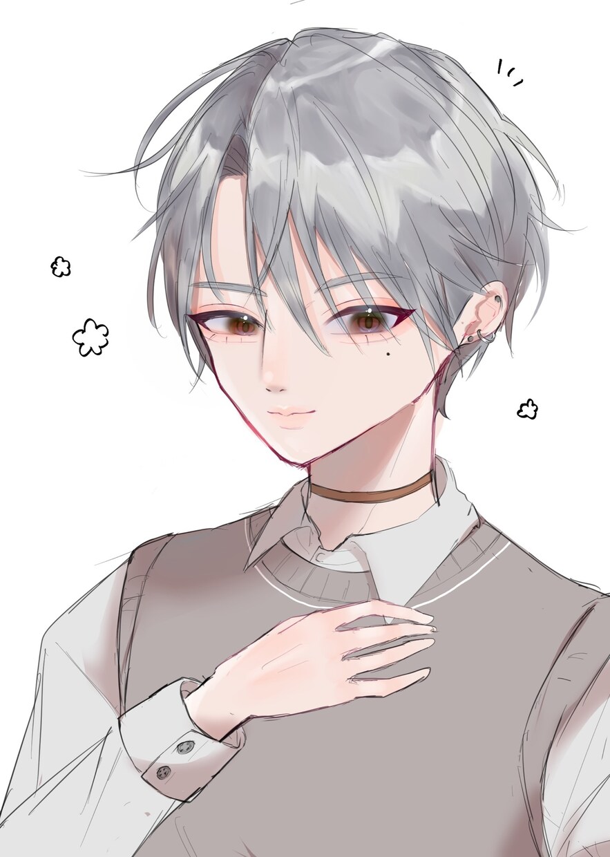 イケメンや美少女のアイコン描きます お好みの雰囲気やカラーに合わせて制作します！！ イメージ5