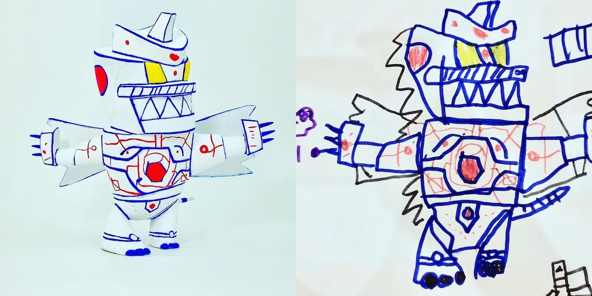お子様の描いた絵をフィギュアにします 大切な思い出を世界に一つだけのフィギュアに！ イメージ3