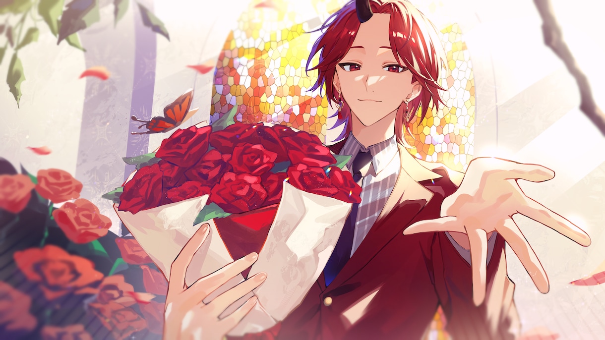 鮮やかなイラストお描きいたします ヘッダー・サムネイル・歌ってみた・配信・グッズ・VTuber イメージ8