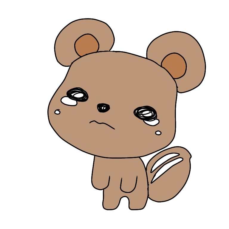 泣き顔動物アイコン描きます 泣き顔にドキ！SNSで一味違う注目度を手にいれませんか？ イメージ3