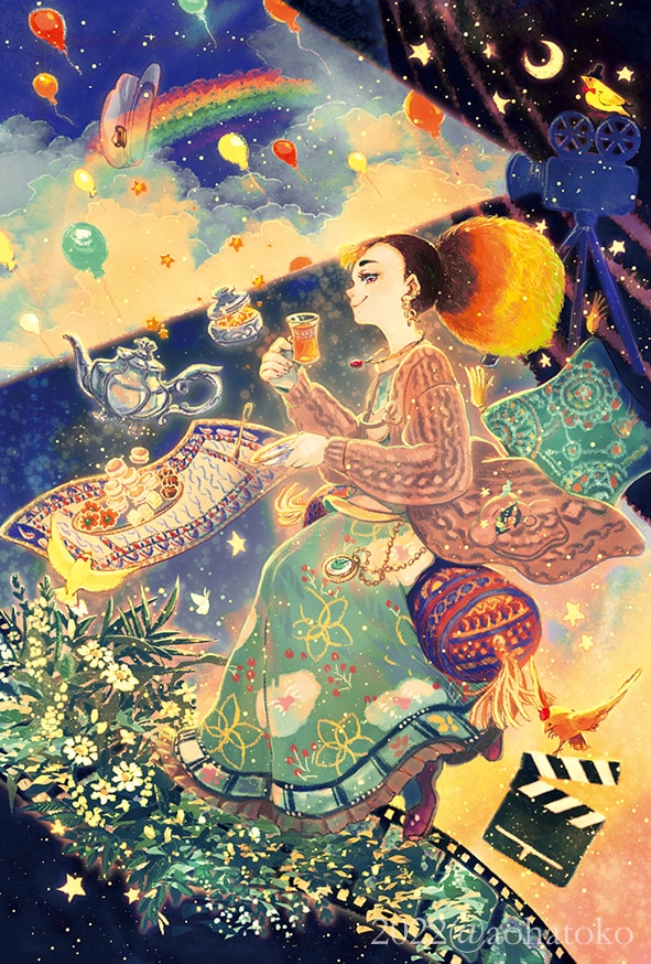世界観を込めた一枚絵を描きます あなたの物語をイラストで彩ります イメージ4