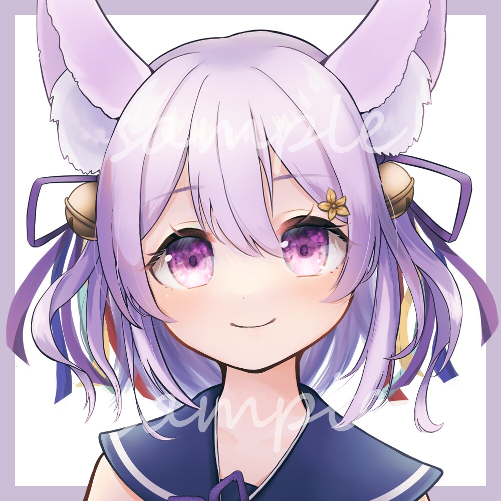 SNSアイコン用イラスト作成いたします おめめがキラキラ✨オリキャラやVtuberさんに！ イメージ5