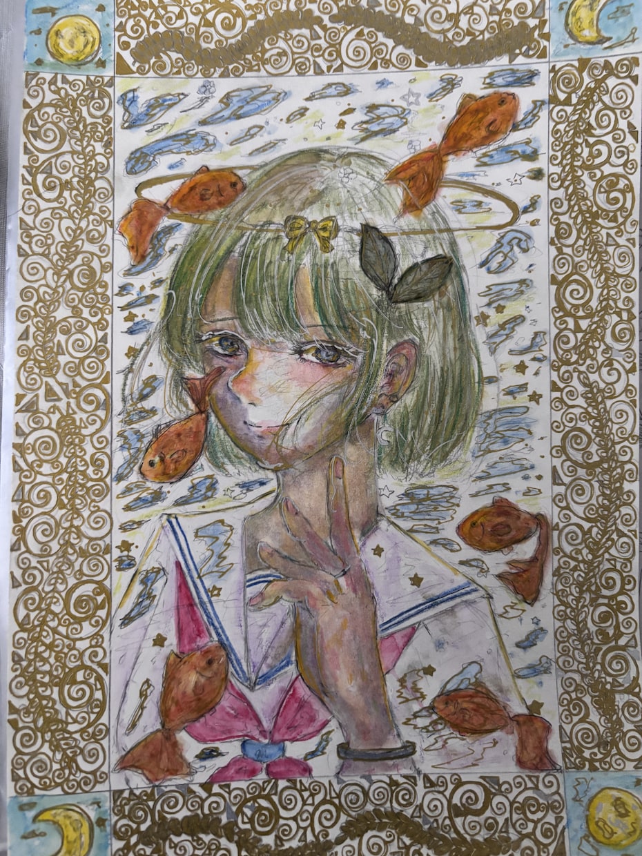 素敵な想いを形にして原画でお届けします 水彩色鉛筆で依頼者様のご希望に沿った作品を提供いたします！ イメージ8