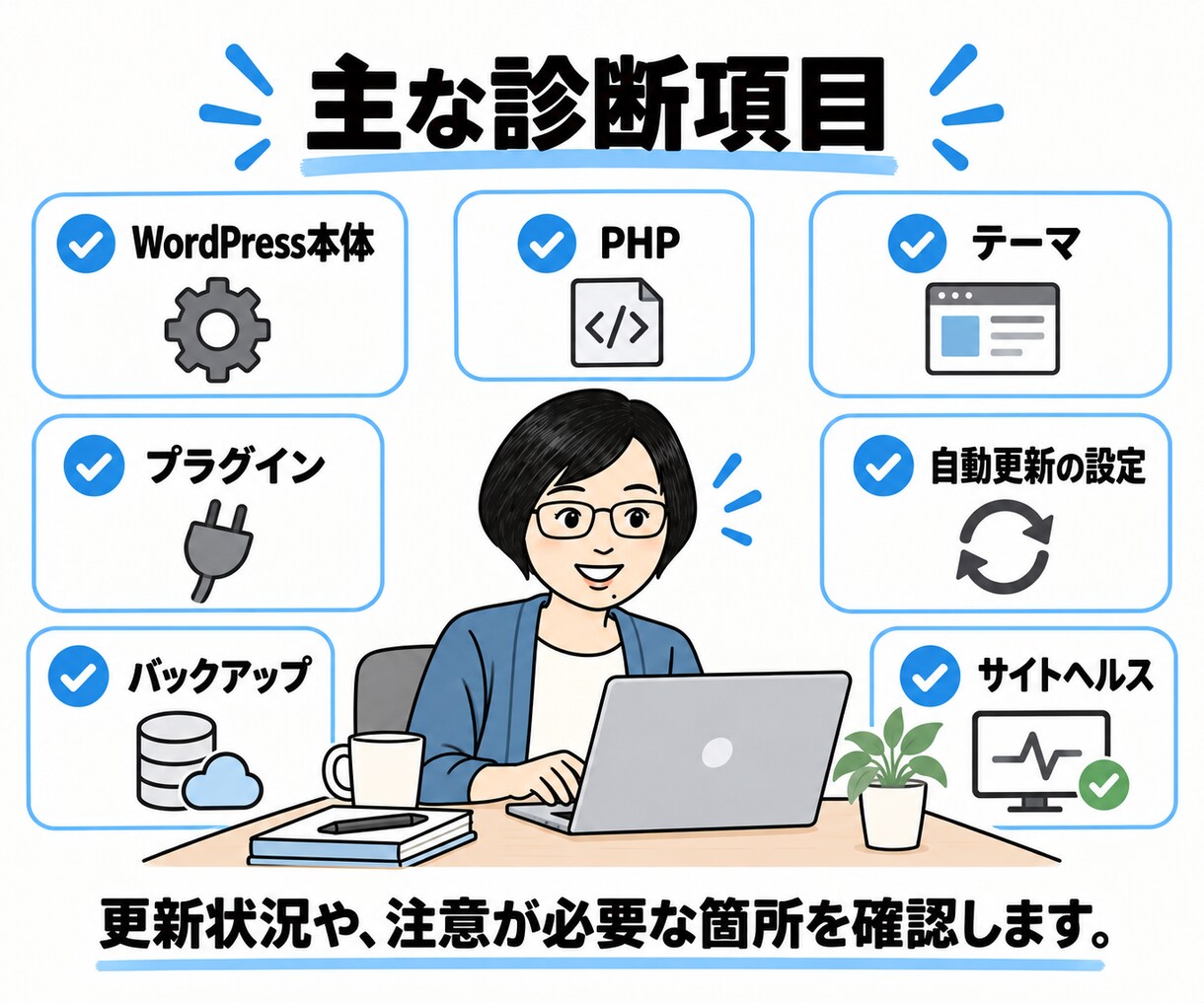 作りっぱなしのWordPressを診断します Wordpress の健康診断！現在の状態を確認します イメージ5