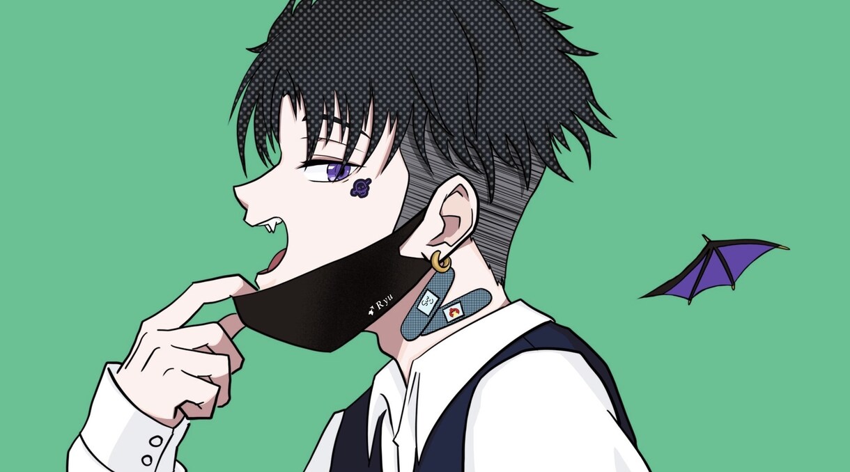 ヴァンパイア動画のイラストのお手伝いします あなたのキャラクターでイラスト描きます イメージ3