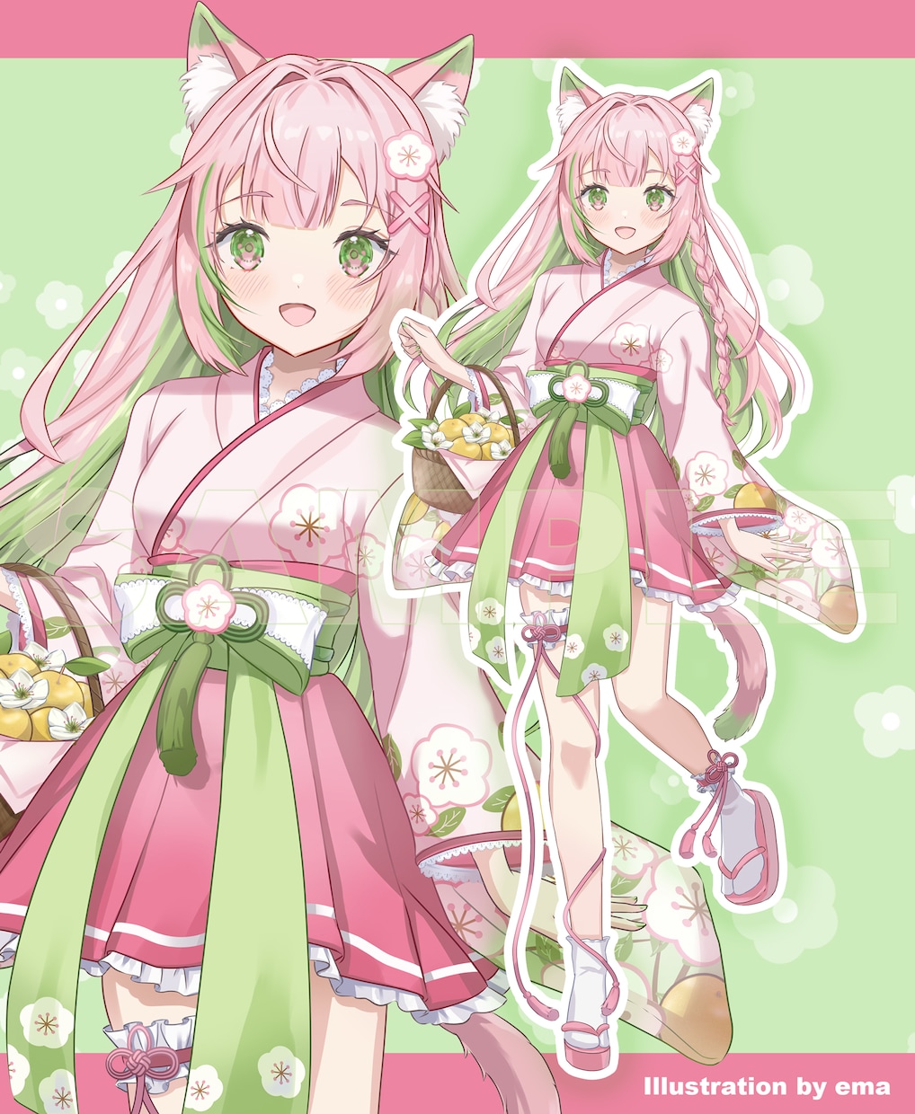 IRIAM・TRPG・動画・ゲーム用立ち絵描きます 表情差分2種おまけあり！かわいいキャラが得意です！ イメージ3