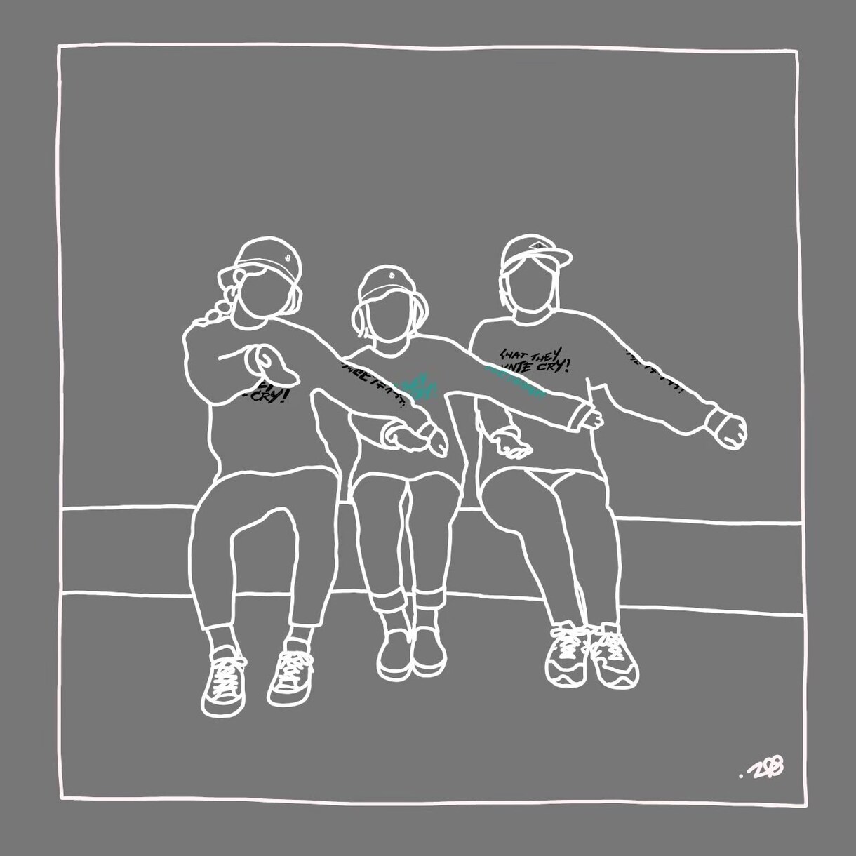 LINEやインスタのアイコン作成します とっても可愛い線画イラスト描きます！ イメージ3