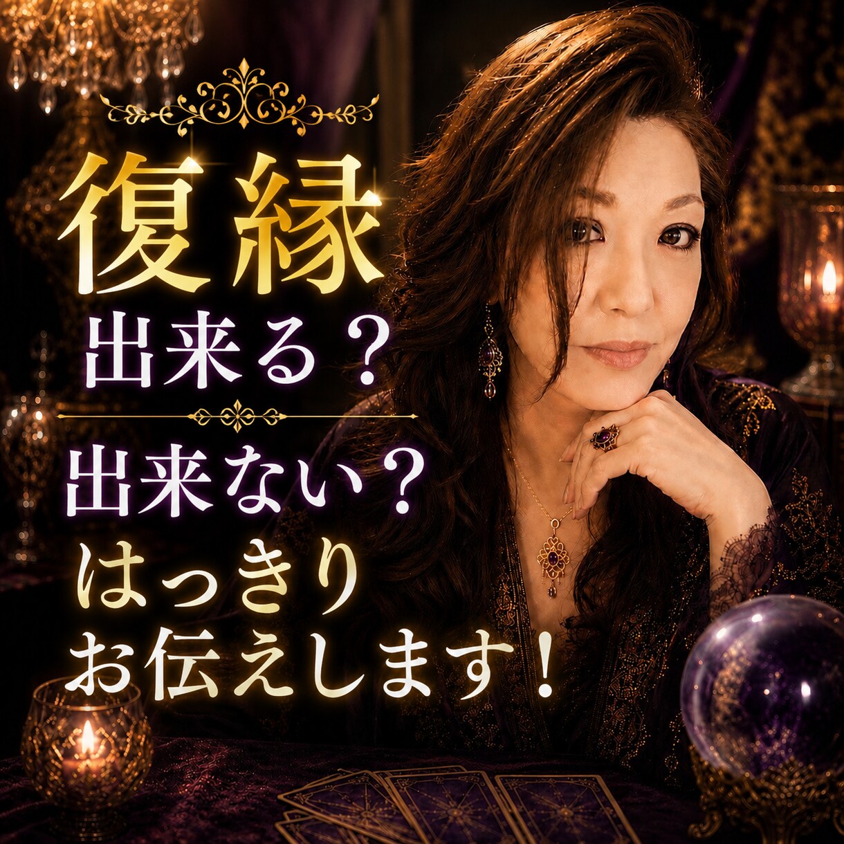 復縁できる？できない？あの人の本音を忖度せず視ます 「復縁の可能性」と「相手の本音」を、はっきりお伝えします イメージ3
