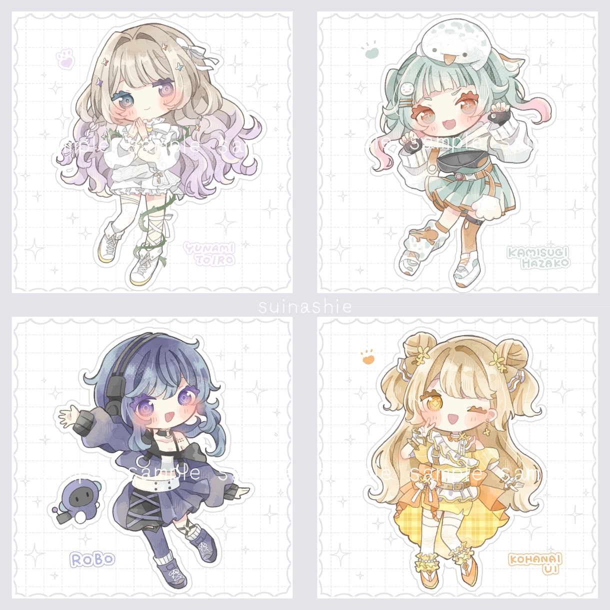 ふわふわかわいいオリジナルのイラストを描きます アイコン以外のイラストも可能です◎ お気軽にご相談ください！ イメージ4