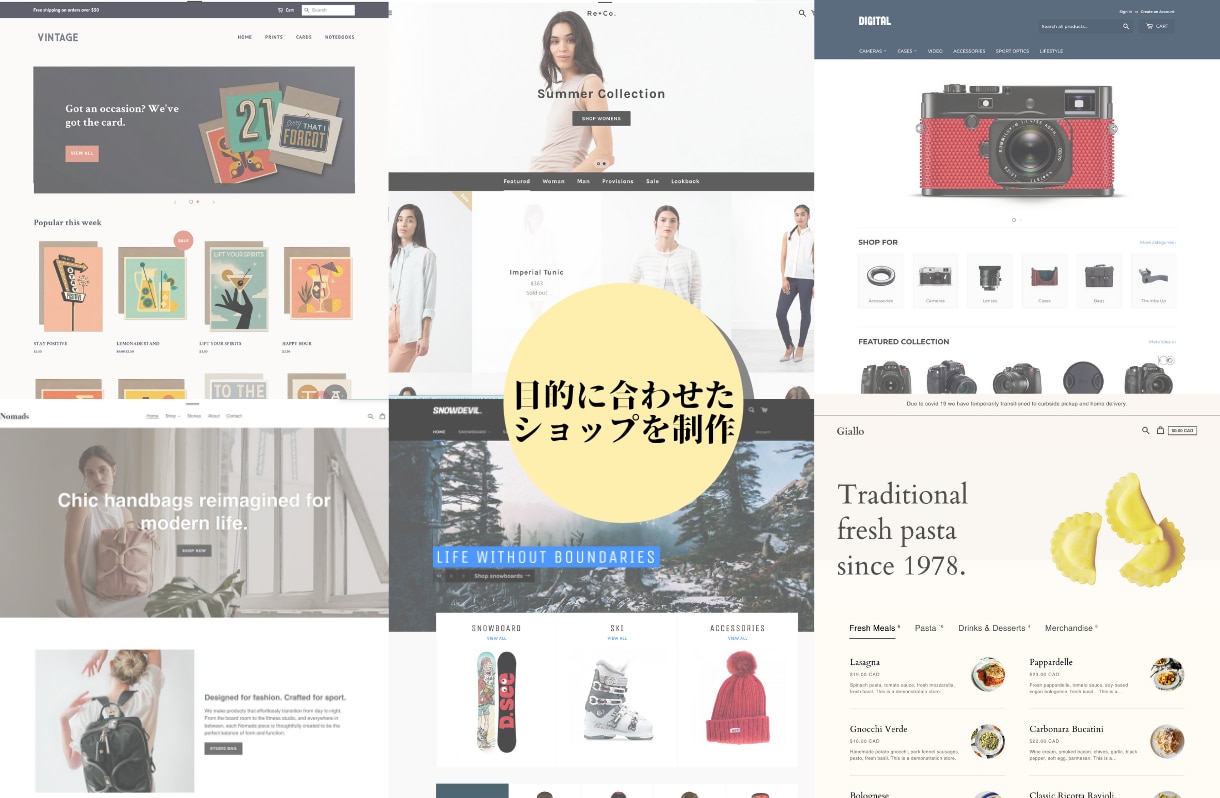shopifyで集客に強いショップ制作します 5年の運用/制作の経験からあなただけのショップを提案します イメージ2