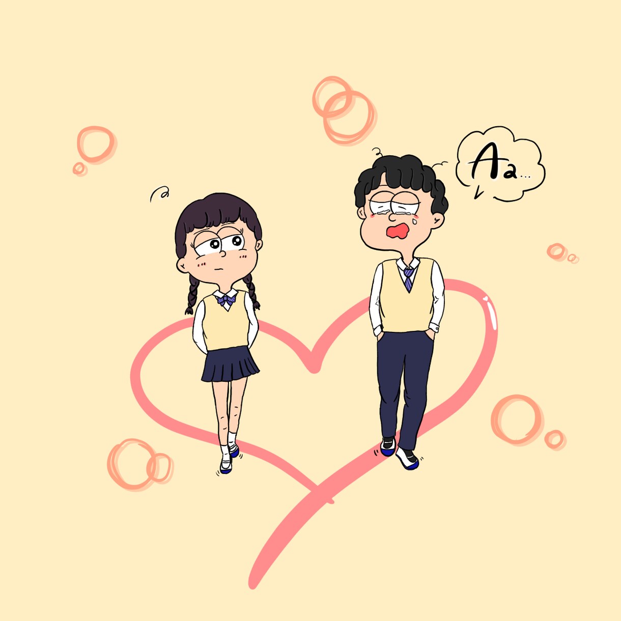 かわいいイラスト(似顔絵・キャラクター)描きます これまでのイラスト経験を活かして現役美大生が制作します。 イメージ4