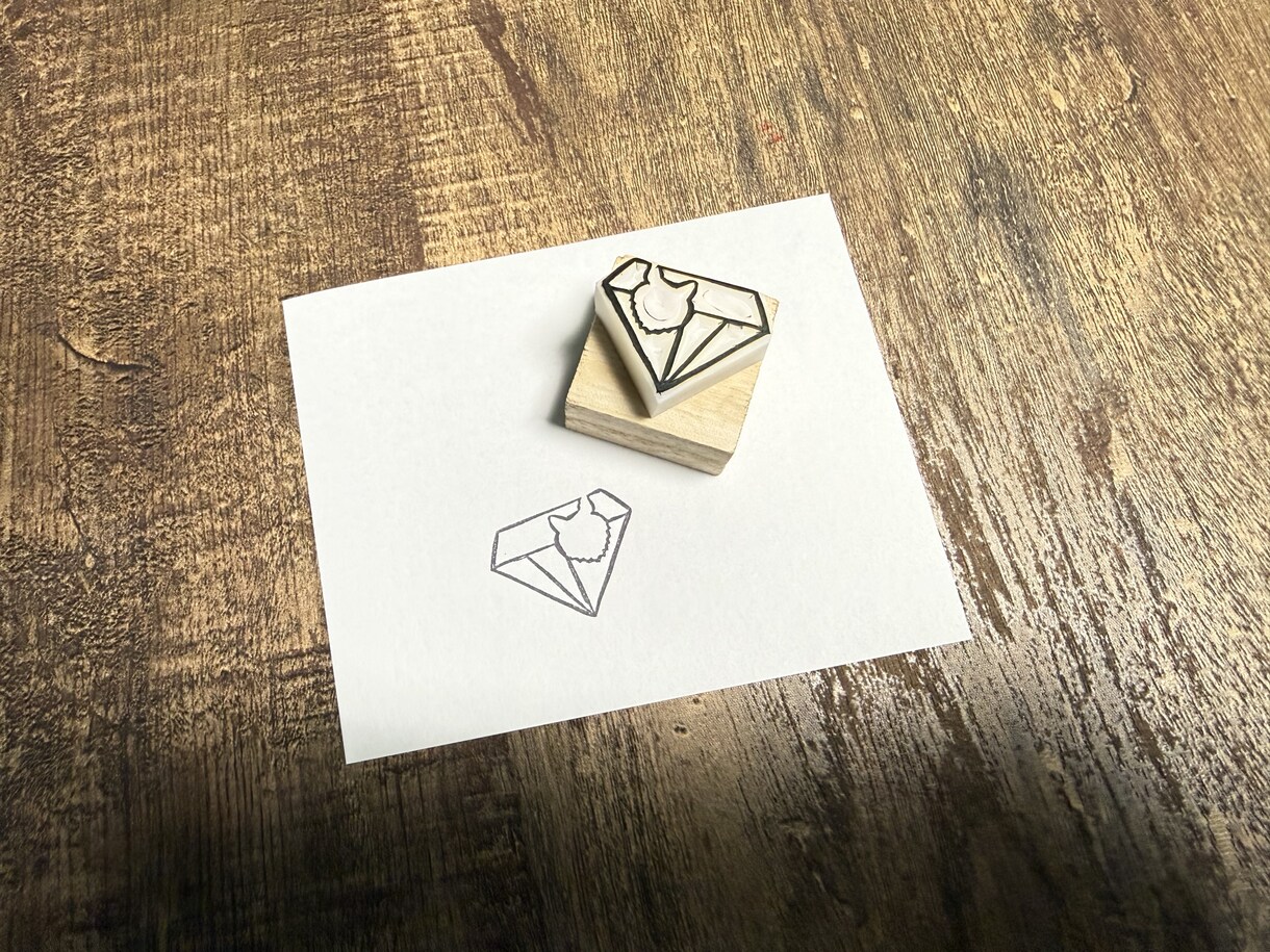 イラストハンコ作ります 消しゴムハンコ3cm×3cmのハンコ作成いたします！ イメージ1