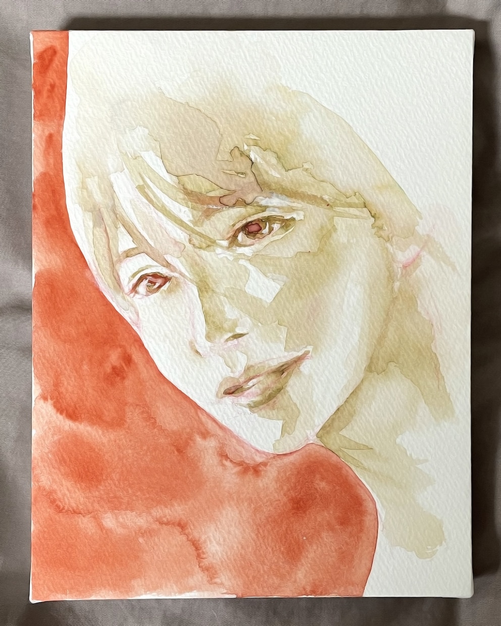 手描き：小さいサイズ：水彩風似顔絵を作成します アナログ絵画ならではのあたたかみ イメージ4