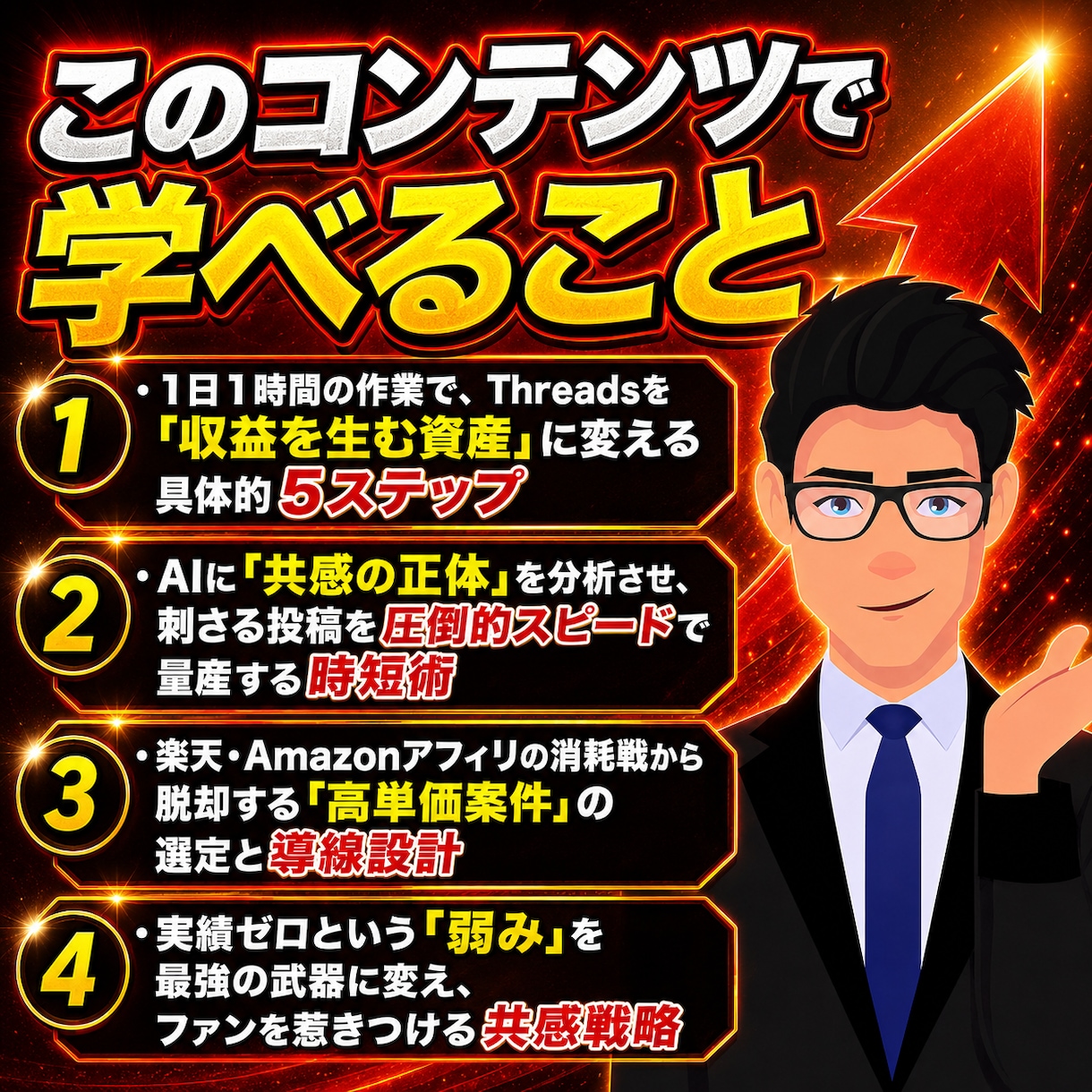 Threadsで月30万福収入をえる方法教えます 【1日1時間から始める】Threads副業・攻略ロードマップ イメージ5