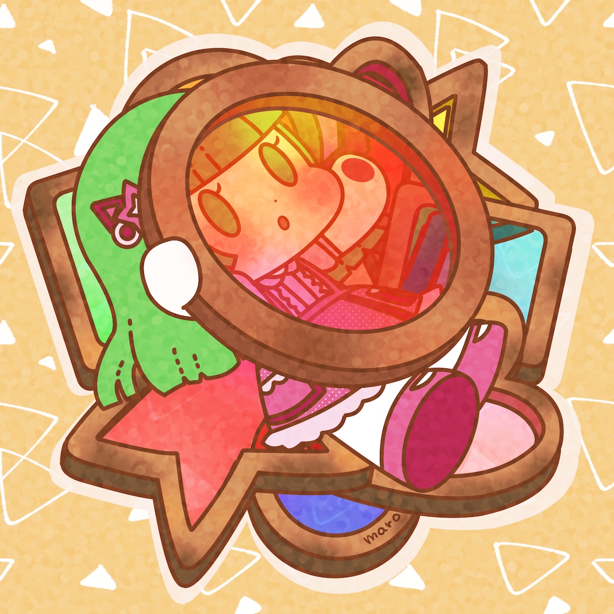 デフォルメイラスト描きます デフォルメの人間(全身)＋α(お好きなモチーフ)のイラスト イメージ8