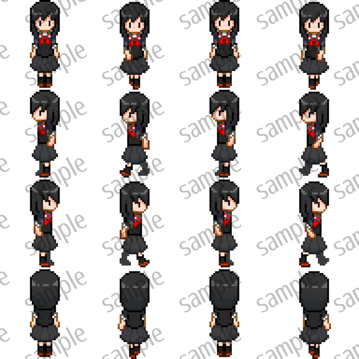 各ツクール規格キャラチップ製作依頼承ります 貴方のキャラクターをゲーム画面に イメージ3