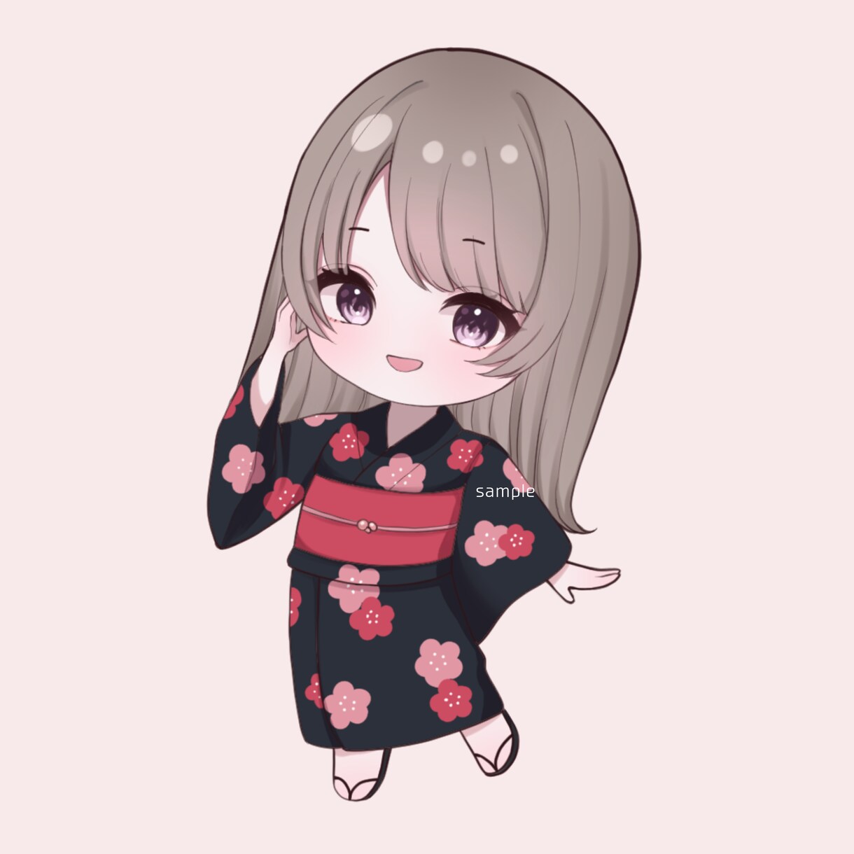 かわいいデフォルメキャラのイラスト描きます ふわふわした淡い色合いの絵を描きます！ イメージ4