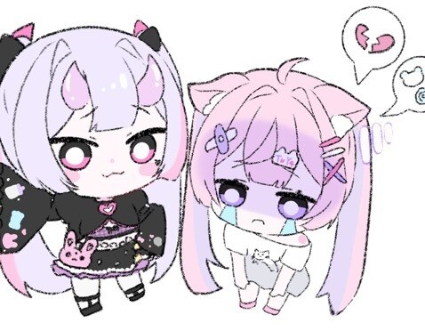 最短即日納品！可愛いちびきゃらを描きます ガサガサ線画でゆるっとかわいく！商用利用OK！ イメージ2