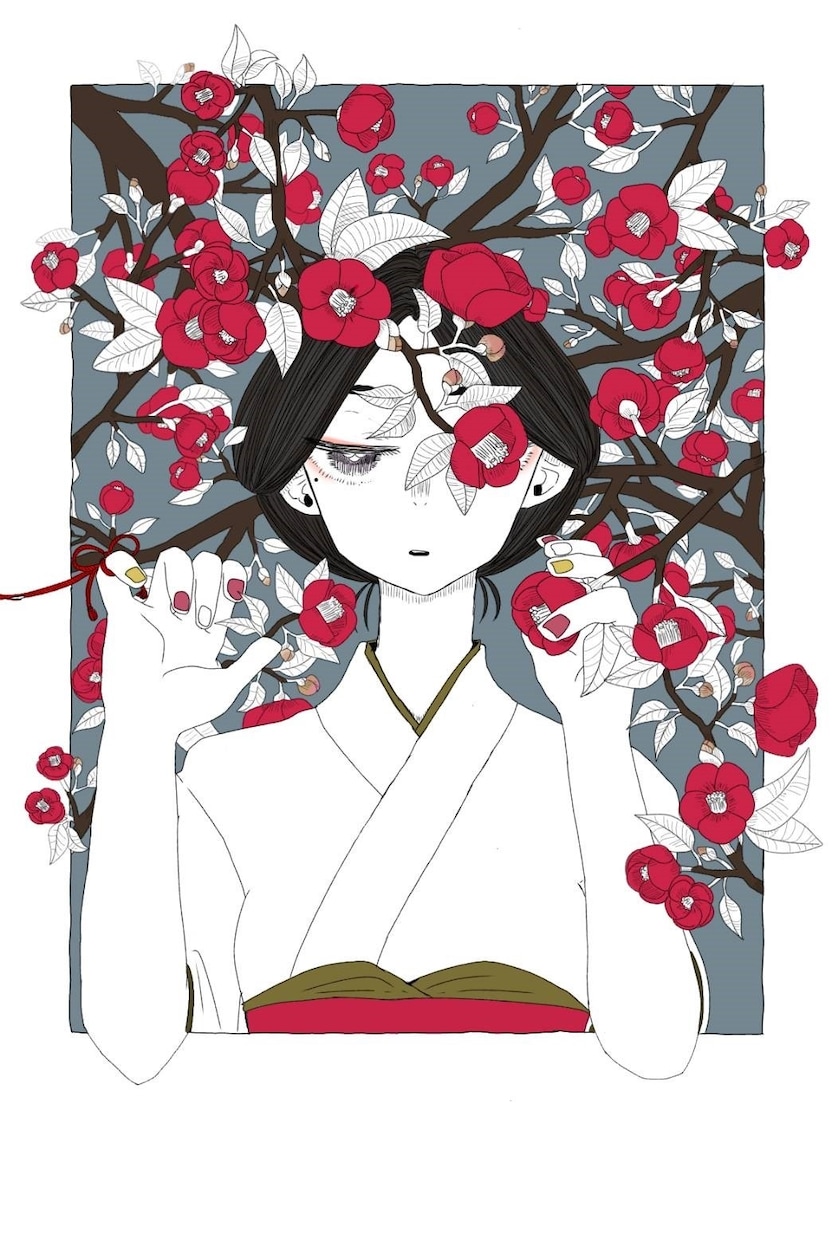 1枚絵制作やキャラクターデザインができます 文字に色を感じる共感覚持ちな為小説の表紙や歌動画にピッタリ イメージ1