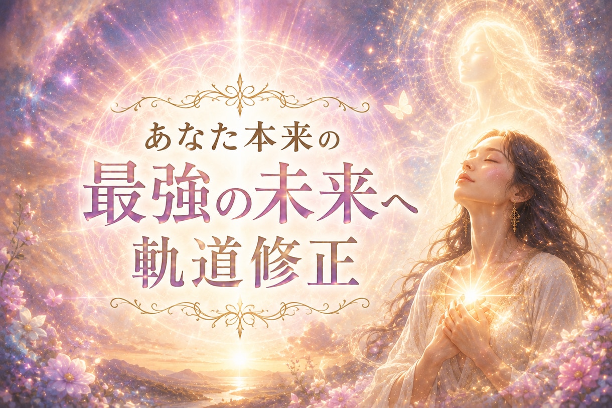 盲目ですが視えるのです！あなたの未来を覚醒させます 迷いだらけの今から、あなた本来の最強の未来へ軌道修正します イメージ1
