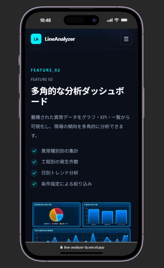 React・Next.jsで高品質LPを制作します レスポンシブ・SEOまで丁寧に対応します イメージ7