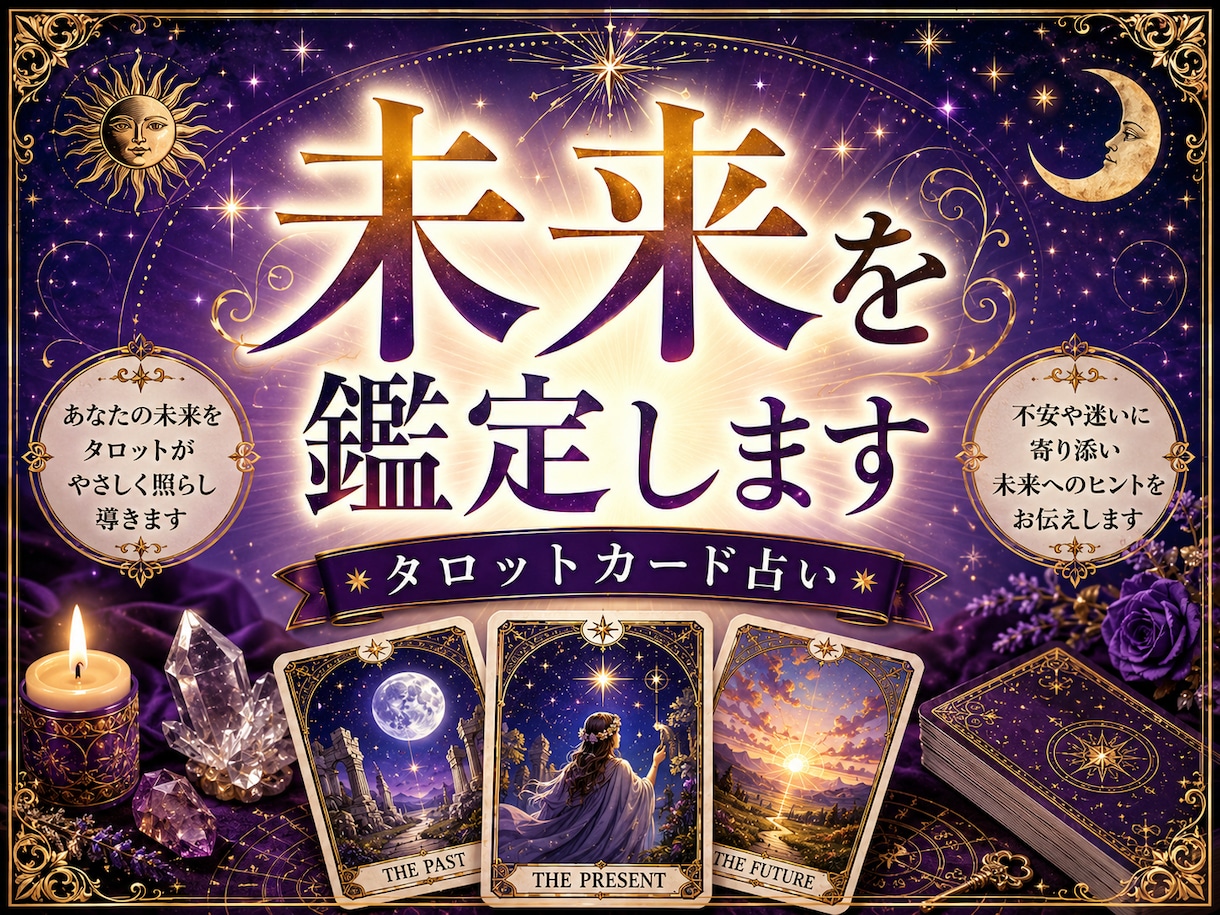 未来への静かなヒントをお伝えします カードが語る"未来のサイン"を丁寧にお伝えします イメージ1