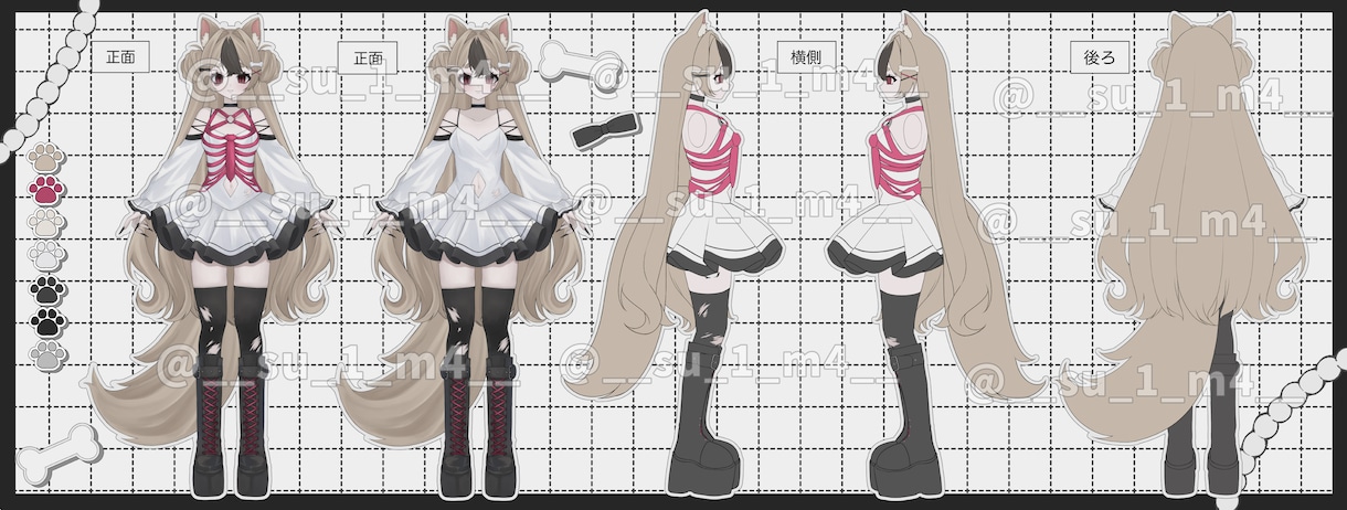 あなただけのオリジナルVTuberを制作します 無料差分9種！あなただけのモデルでデビューしてみませんか？ イメージ5