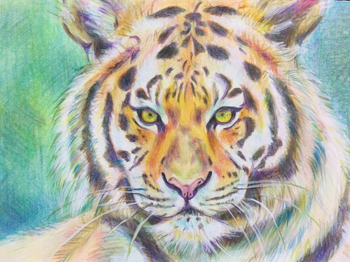 あなたの大切な人、ペットを絵画にします 色鉛筆画　ポストカードサイズです。心を込めて制作致します。 イメージ9