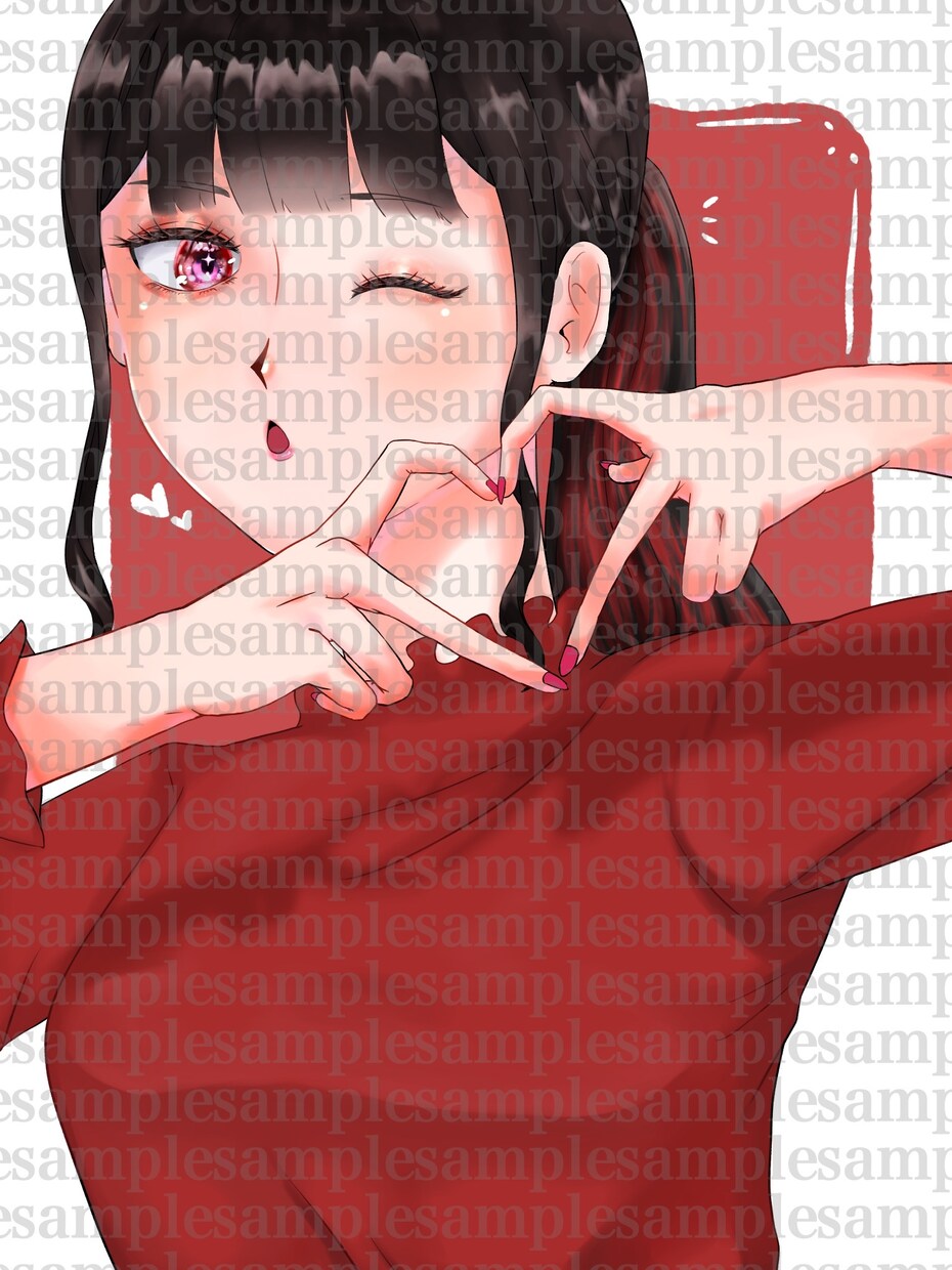 一枚絵お描きします 3つの絵柄から選べる♪あなた好みのイラストお描きします イメージ3