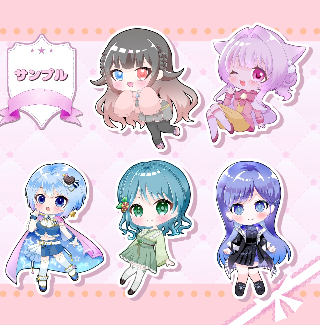 かわいいと言われるSDイラストお描きします ずっと使いたくなるミニキャラを提供いたします！ イメージ7
