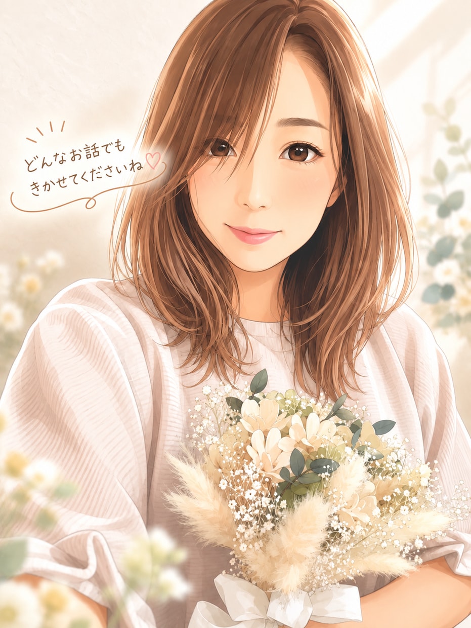 愚痴・恋愛・人間関係のお悩みを優しくお聴きします 話すだけでも、心は前を向ける。ひとりで抱えなくて大丈夫。 イメージ1